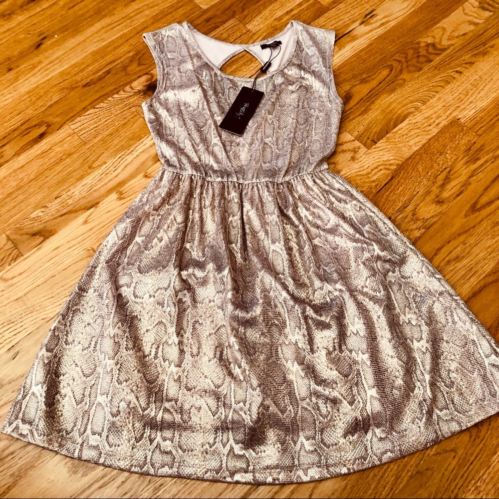 [S] Rhapsody shimmering dress
